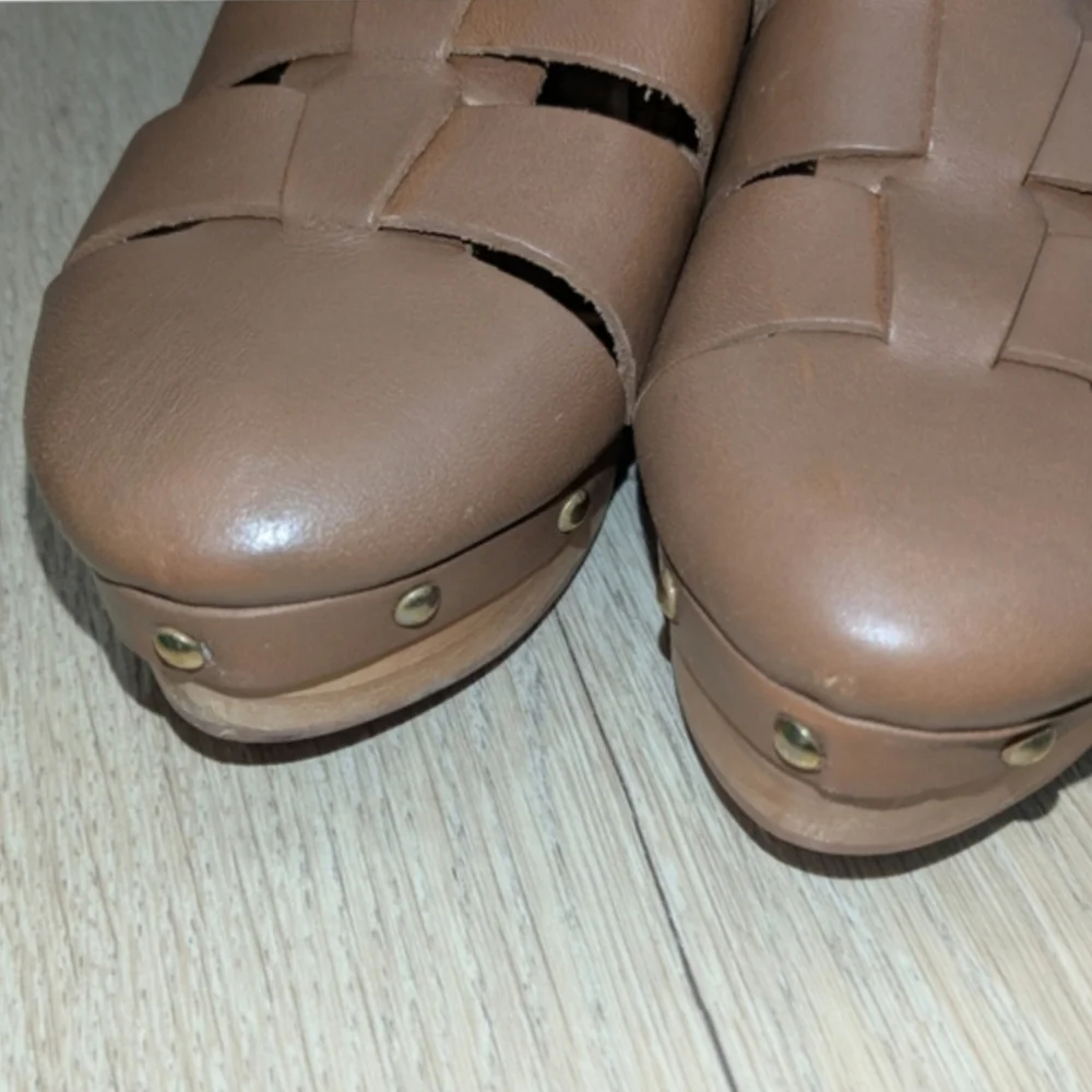 Anthropologie Pilcro Leather Fisherman Clog Sandal - Picture 5 of 10